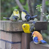 Resin Birds Simulation Animal Gardening Decoration