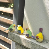 Resin Birds Simulation Animal Gardening Decoration