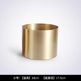 Golden Flower Pot Stainless Steel