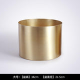 Golden Flower Pot Stainless Steel