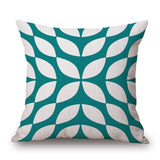 Nordic Yellow Green Geometric Pillows