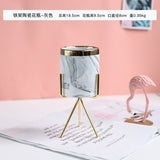 Marbled Ceramic Stand Vase