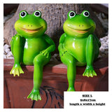 Cute Resin Sitting Frogs