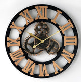 Handmade Oversized  Retro Wall Clock