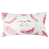 Green Pink Flamingos Pillows