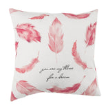 Green Pink Flamingos Pillows