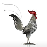 Modern Style Metal Cock Decoration
