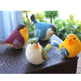 Resin Birds Simulation Animal Gardening Decoration