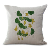 Green Leaf Printing Pillows